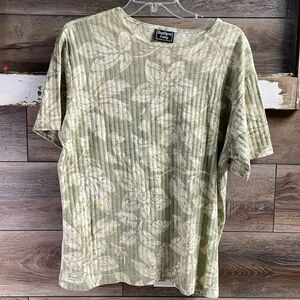 Southern Lady Ladies Top, Green and Sage Floral
